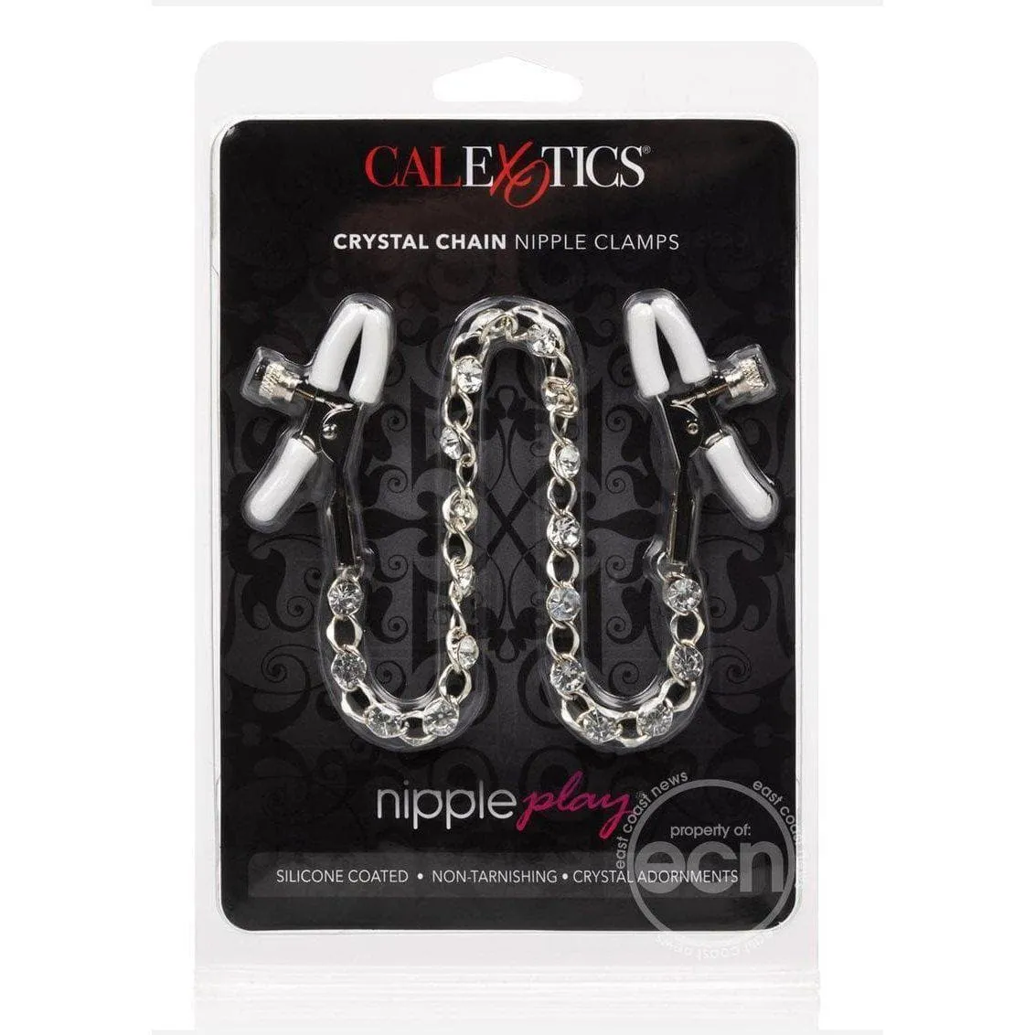 Nipple Play Crystal Chain Adjustable Nipple Clamps