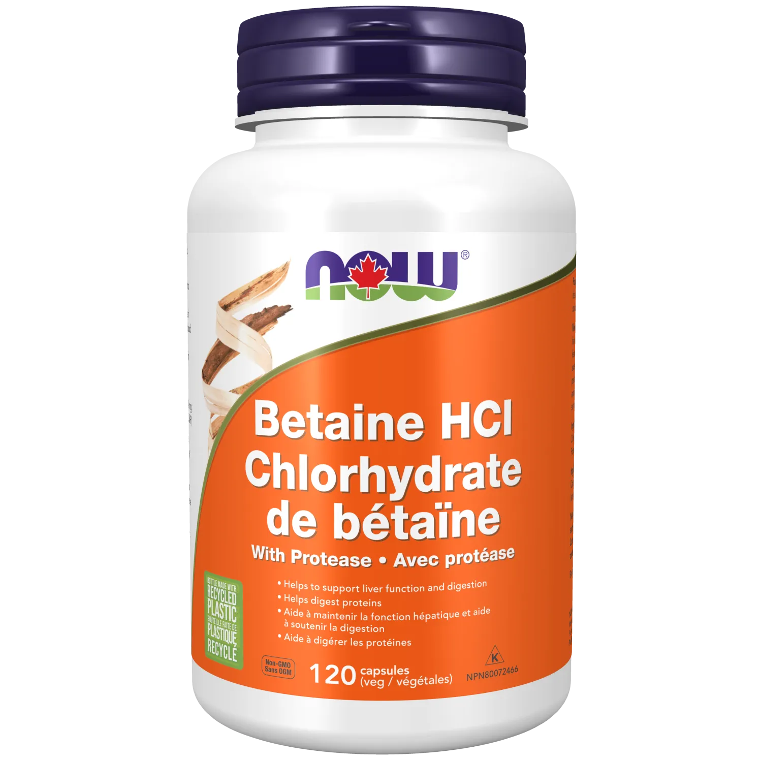 NOW® Supplements Betaine HCl