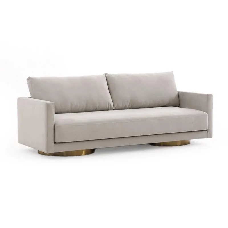 OLIVE Dual Base Beige Fabric Sofa