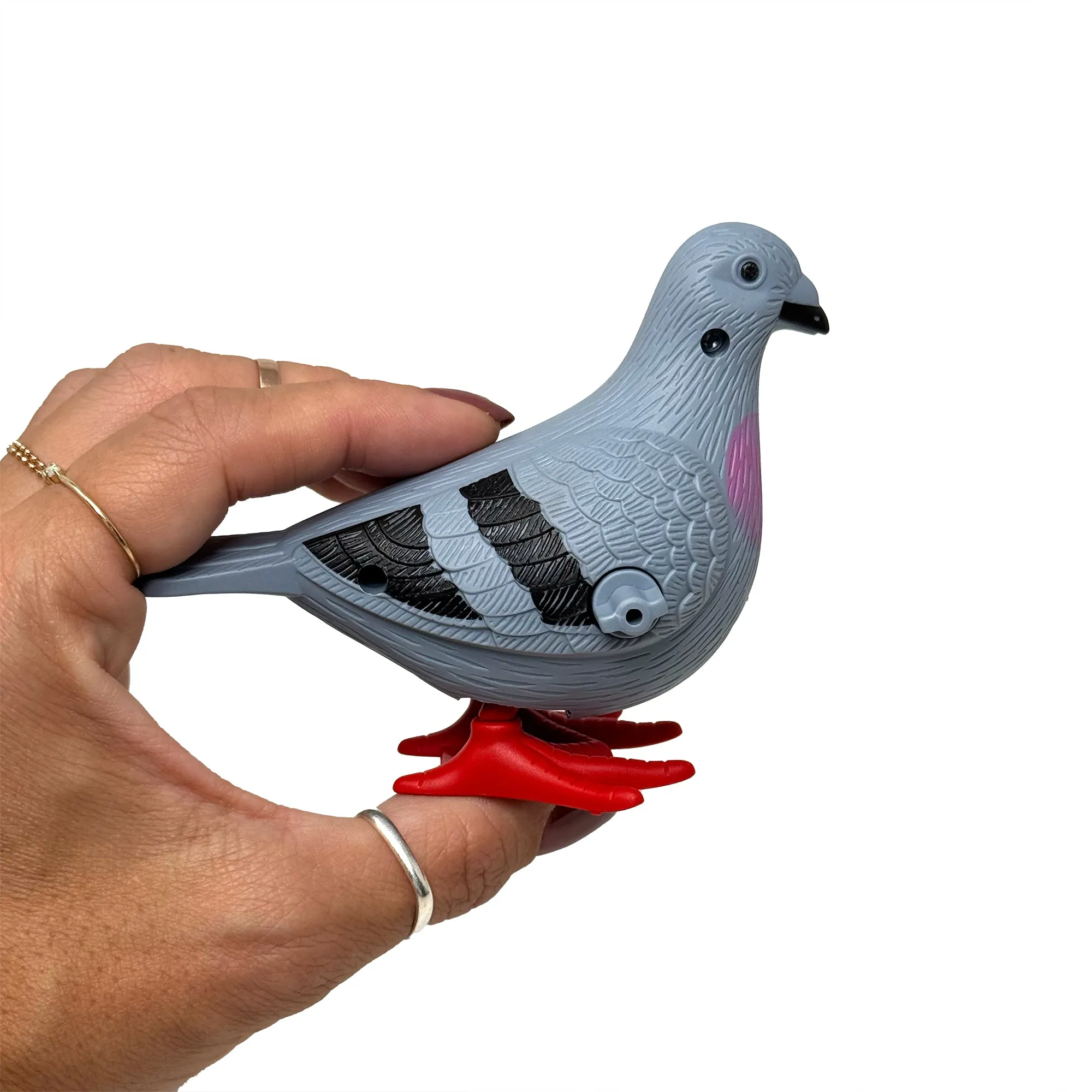 Paulie the Pigeon Wind-Up Toy - Fun, Quirky Gift for Kids & Collectors, Cute NYC-Inspired Pigeon Toy for Endless Entertainment