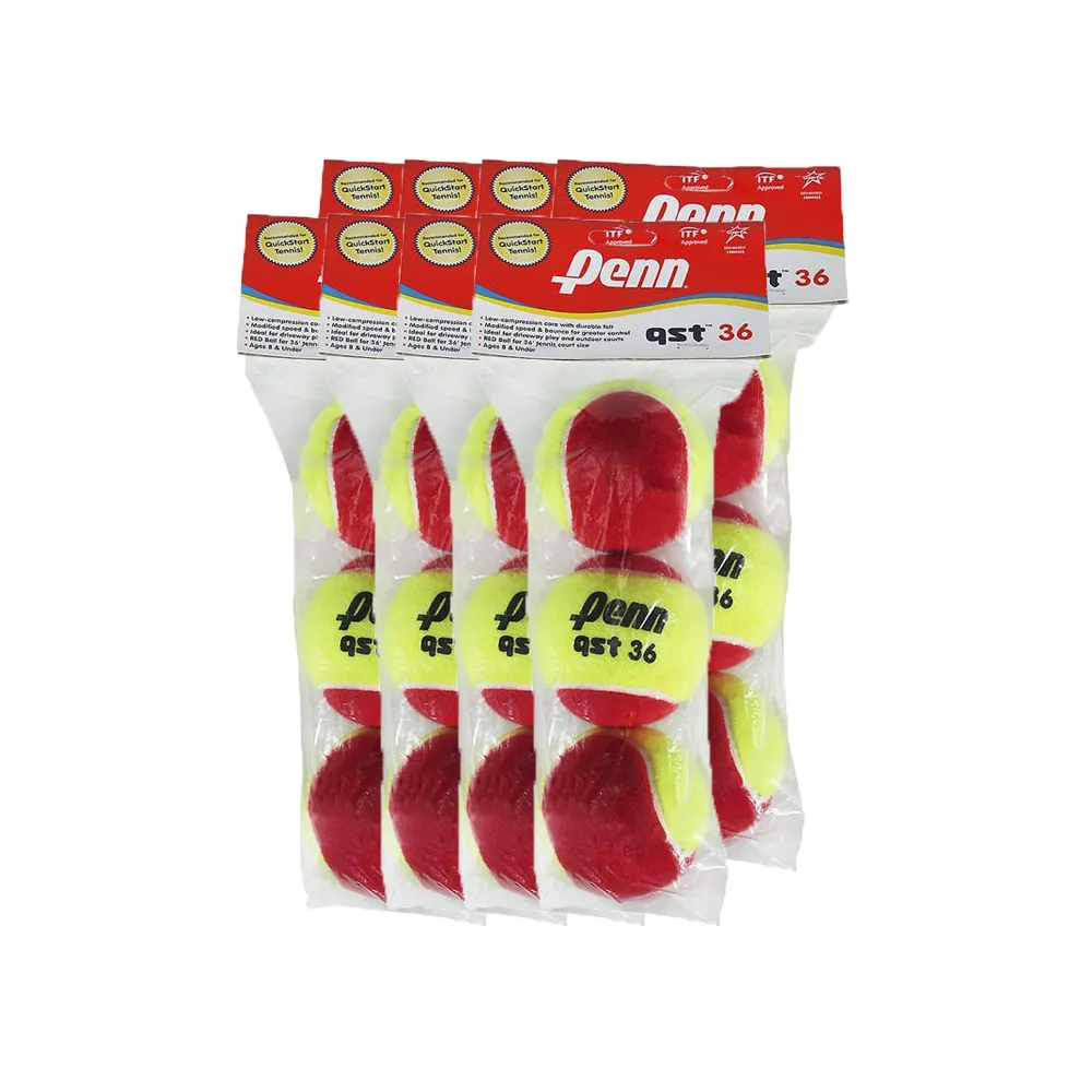Penn QST 36 Felt - Case (8 Packs / 24 Balls)