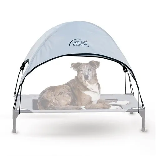 Pet Cot Canopy - Gray