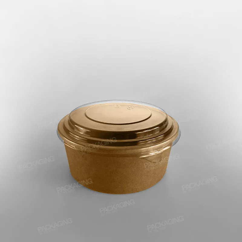 Polymer PET Lid For Food Bowl - Kraft
