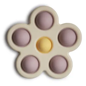 Press Toy - Flower - Soft Lilac/Pale Daffodil/Ivory