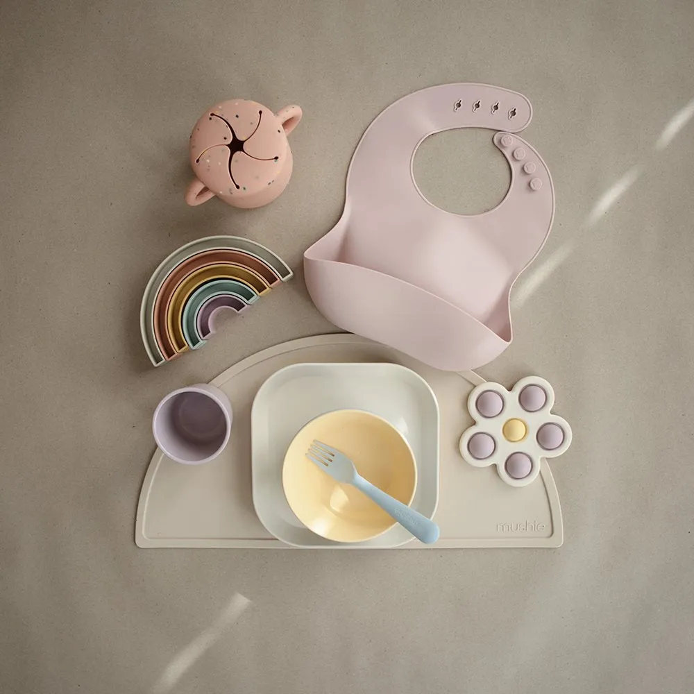Press Toy - Flower - Soft Lilac/Pale Daffodil/Ivory