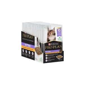 Purina Pro Plan Kitten Chicken in Jelly Wet Cat Food 12 x 85g Box