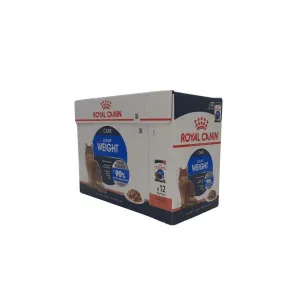 Royal Canin Feline Care Nutrition Light Weight Care Wet Cat Food 85g Pack of 12