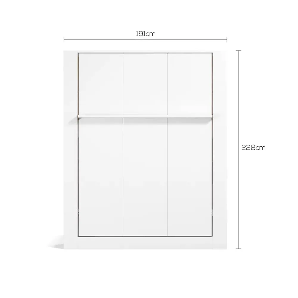 Royal Nova Queen Wall Bed with Inner Bookcase