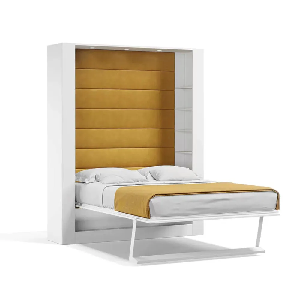 Royal Nova Queen Wall Bed with Inner Bookcase