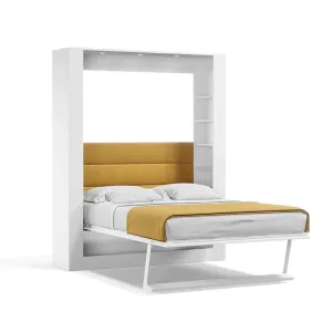 Royal Nova Queen Wall Bed with Inner Bookcase