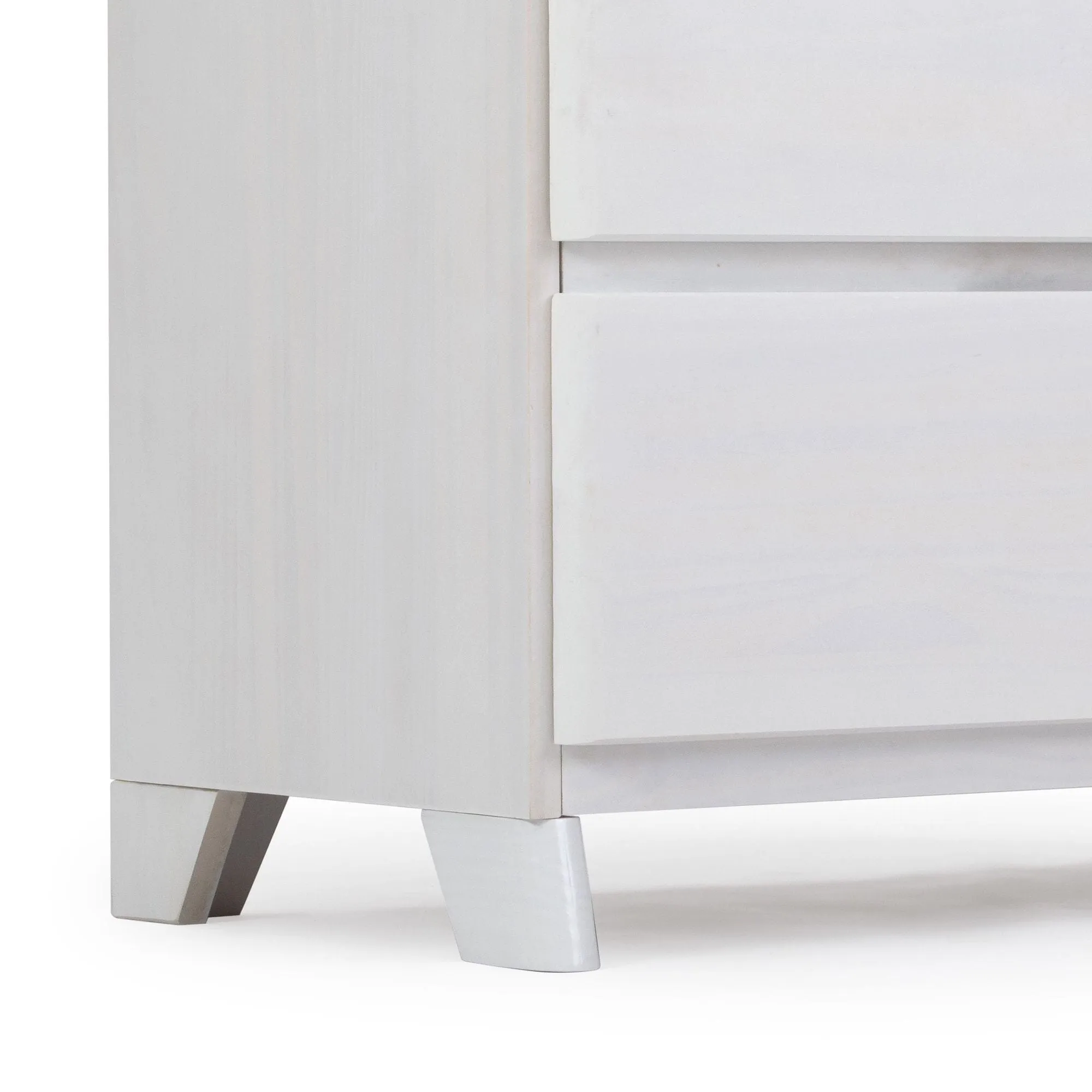 Rustic 2-Drawer Nightstand
