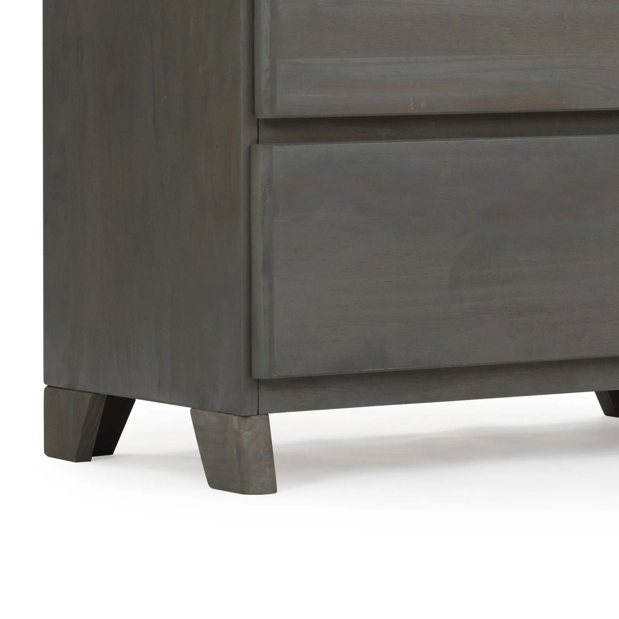 Rustic 2-Drawer Nightstand