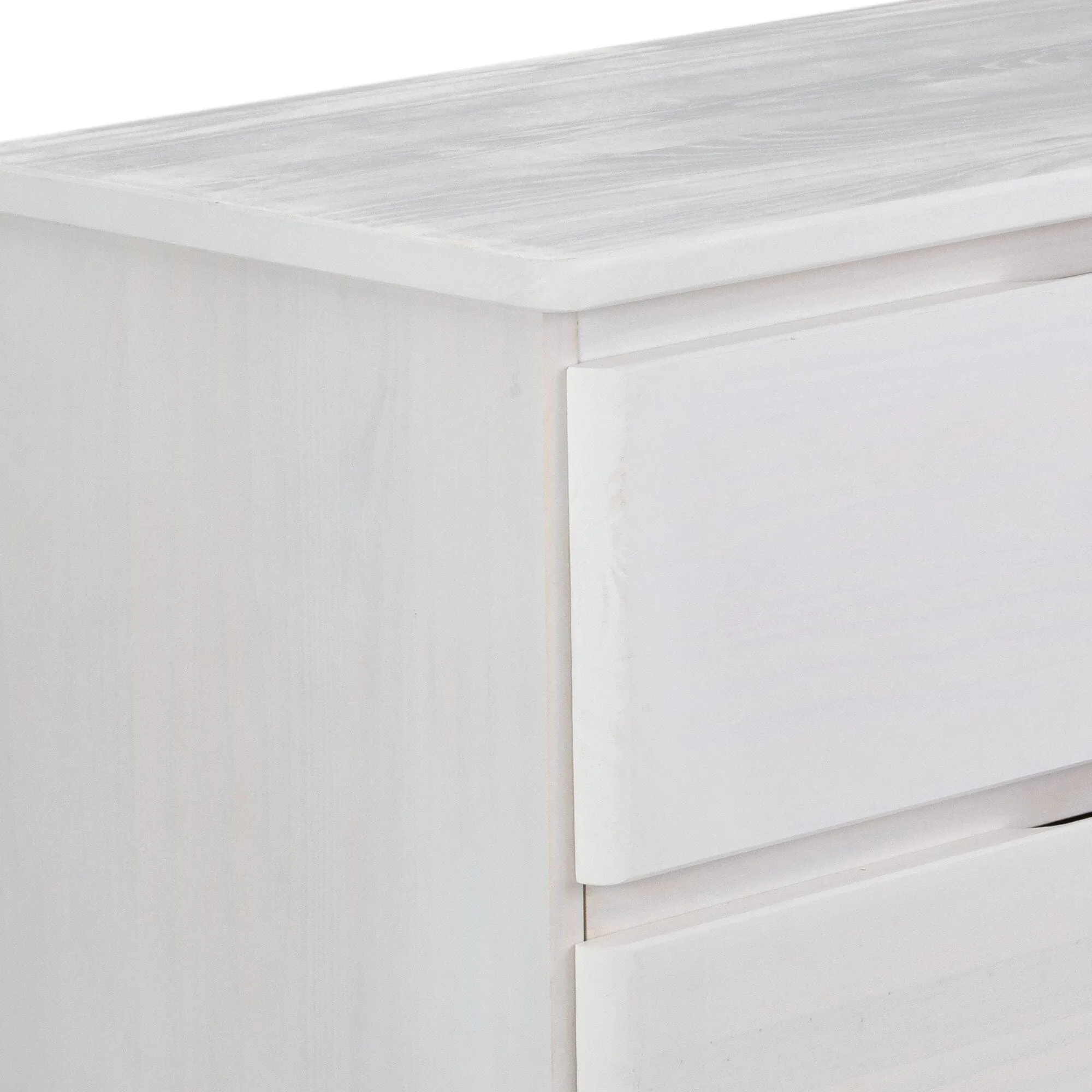 Rustic 2-Drawer Nightstand