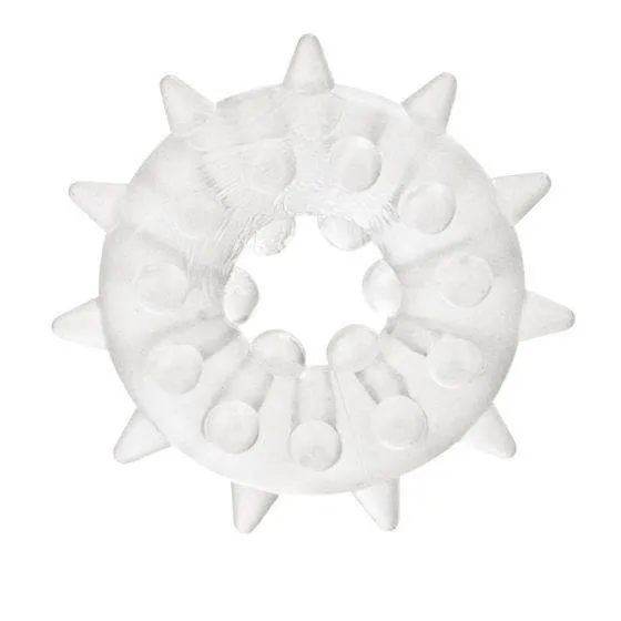 Sexagon 2 Penis Erection Girth Enhancer Ring with Spikes for Her Stimulation
