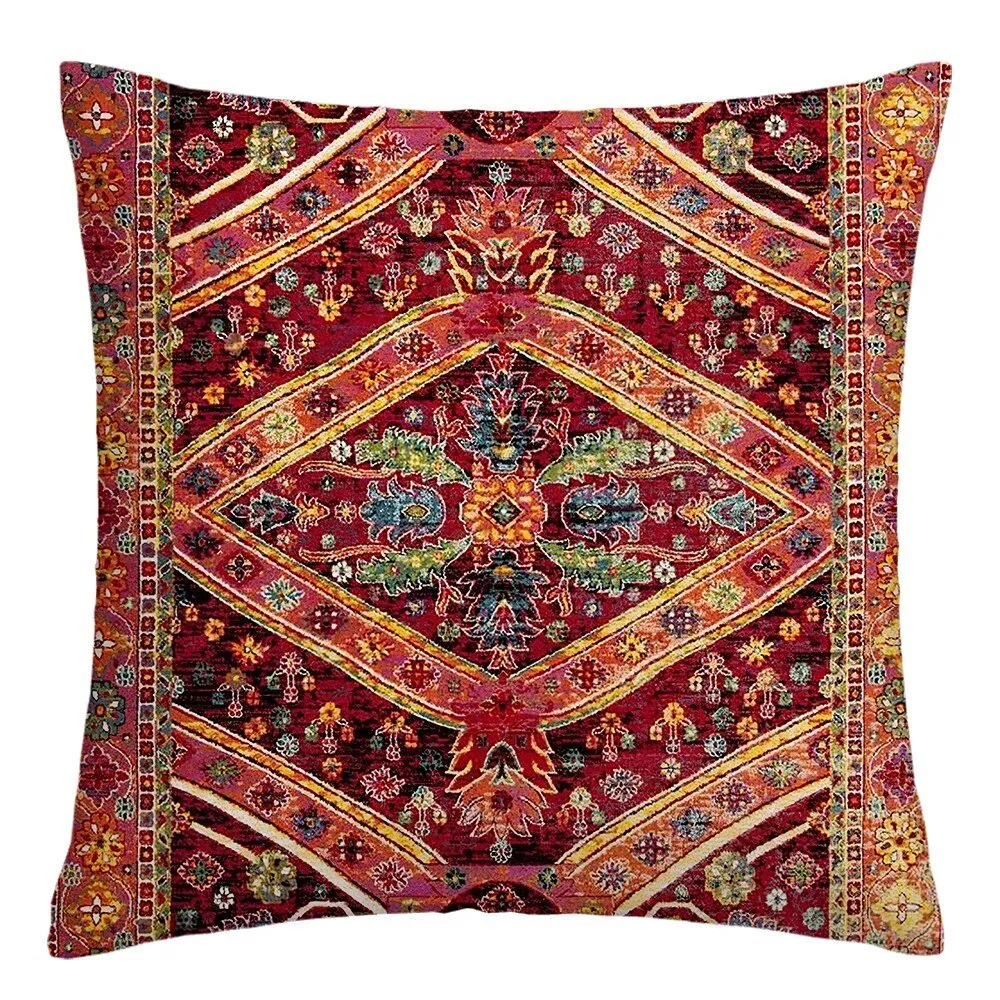 Short Plush Cushion Cover for Home Decor