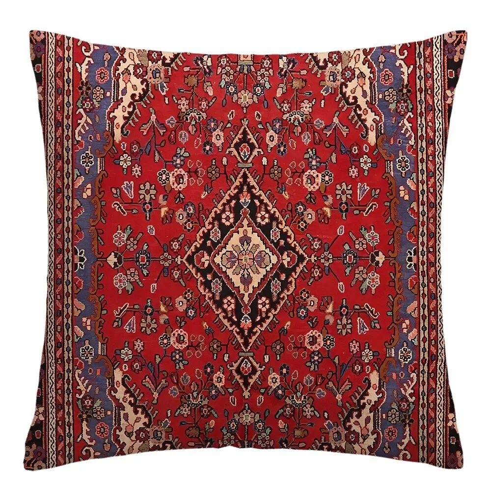 Short Plush Cushion Cover for Home Decor