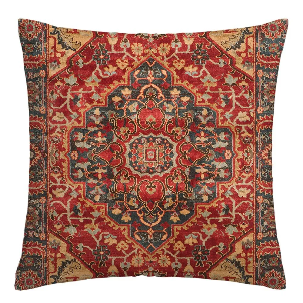 Short Plush Cushion Cover for Home Decor