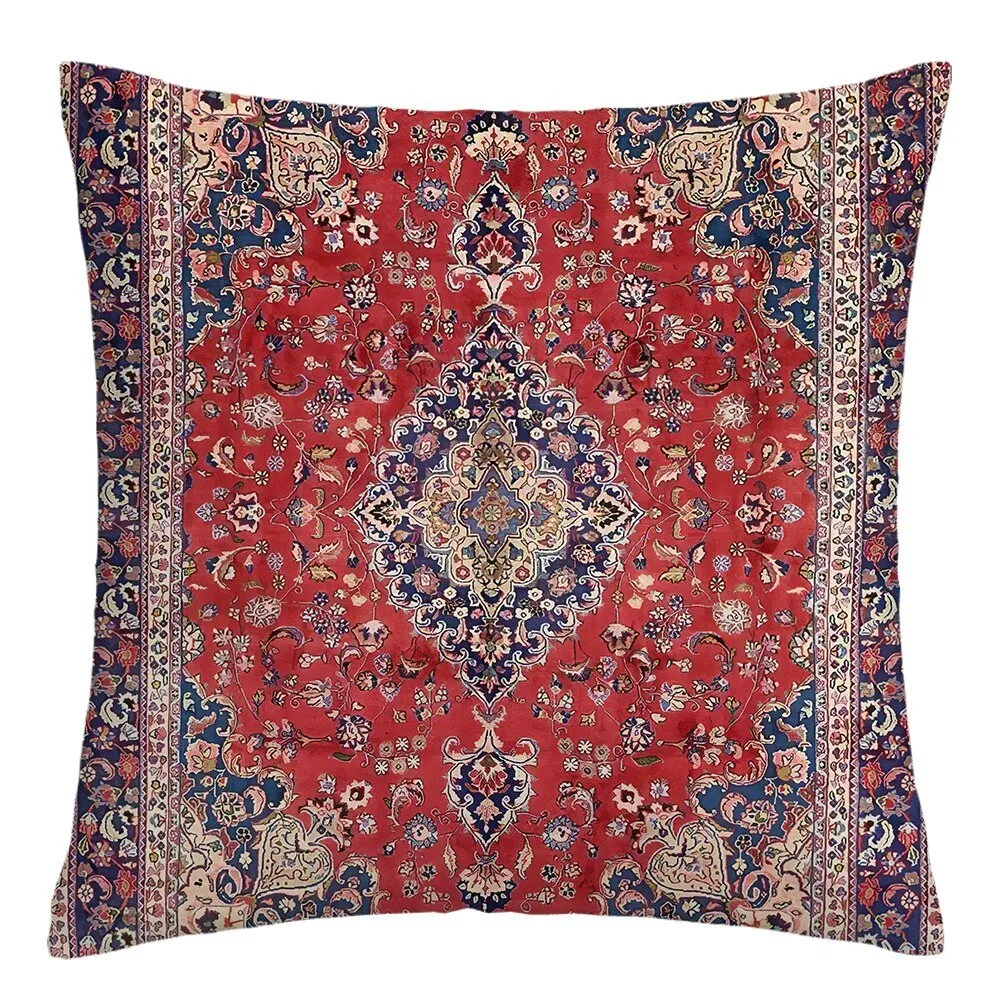 Short Plush Cushion Cover for Home Decor