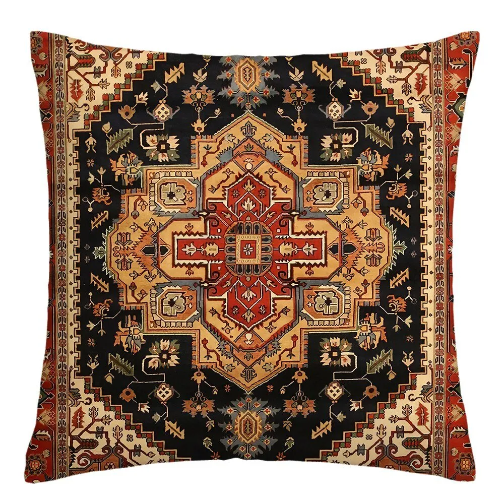 Short Plush Cushion Cover for Home Decor