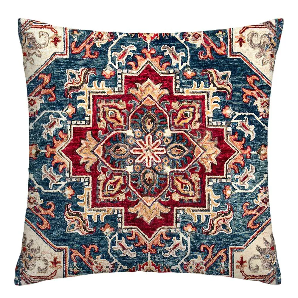 Short Plush Cushion Cover for Home Decor