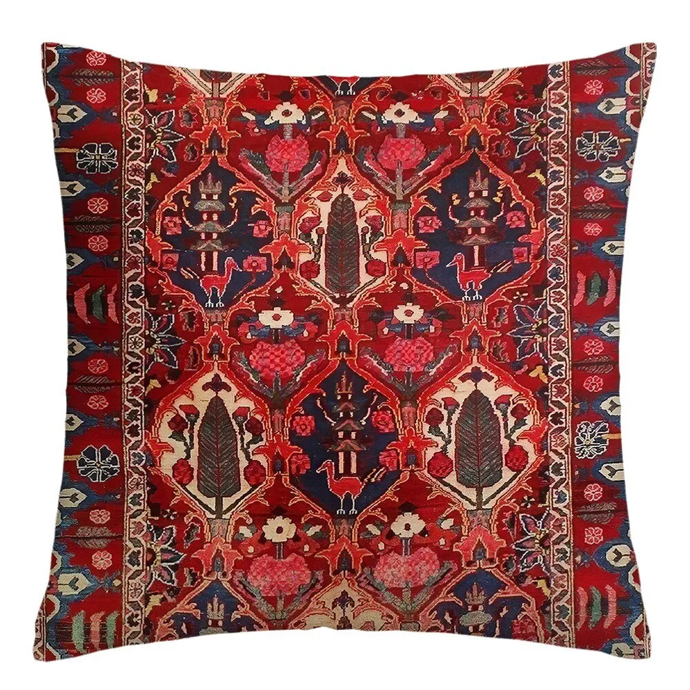 Short Plush Cushion Cover for Home Decor