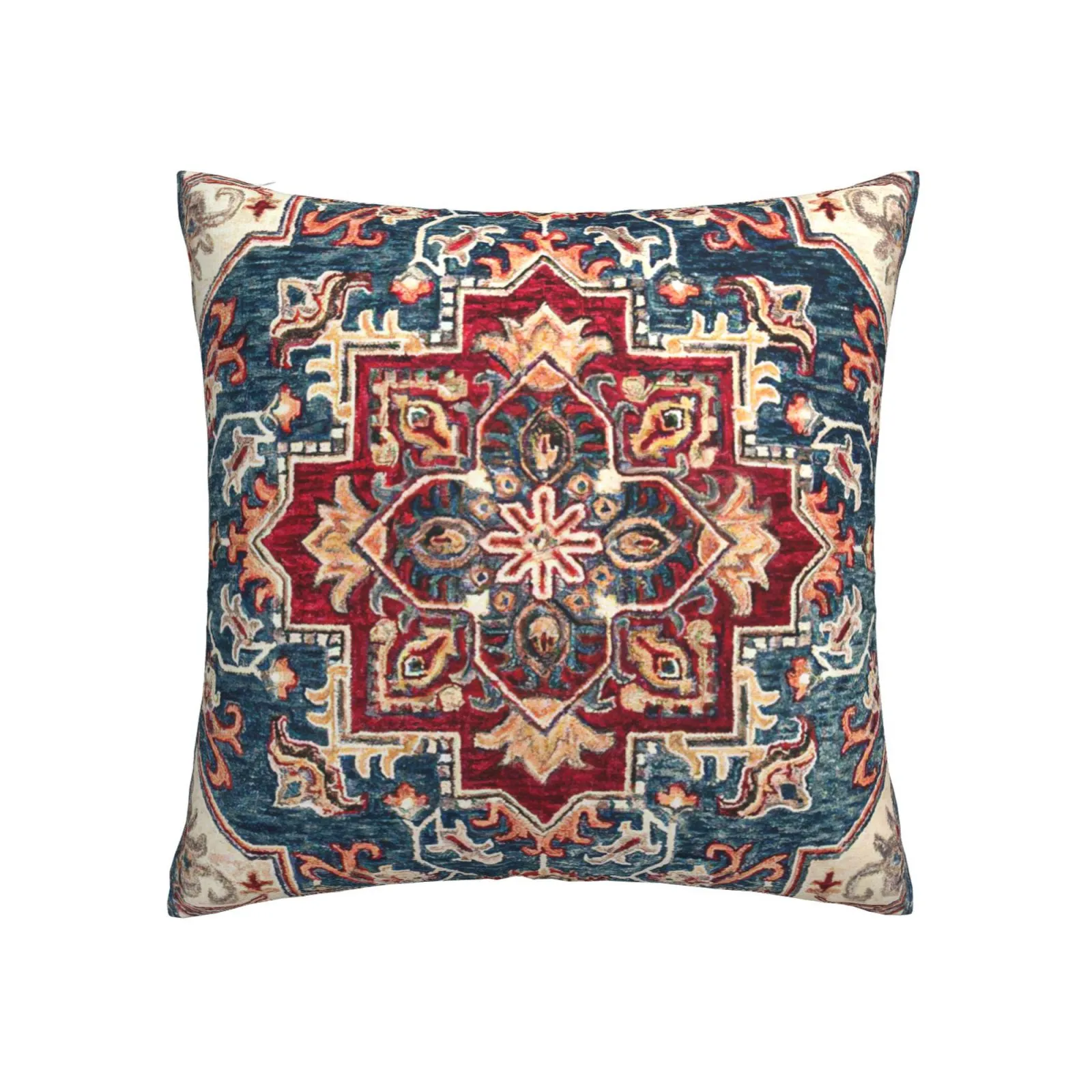 Short Plush Cushion Cover for Home Decor