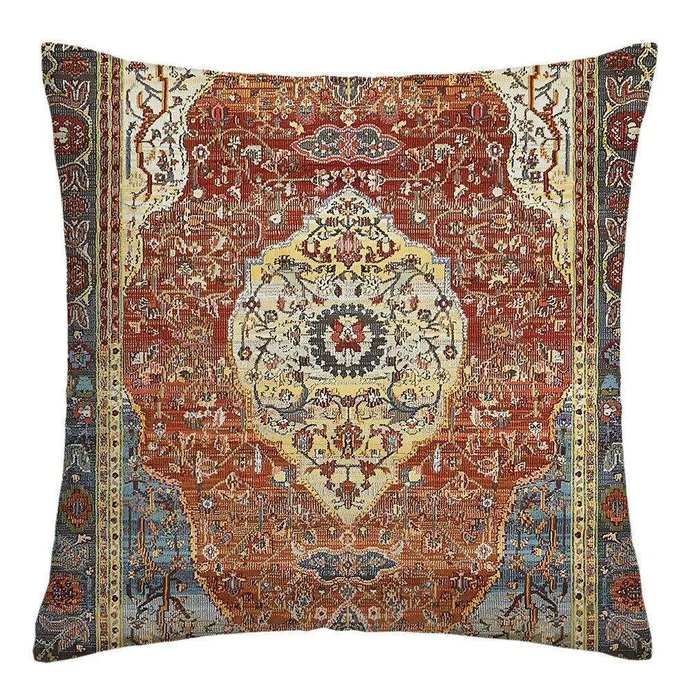 Short Plush Cushion Cover for Home Decor
