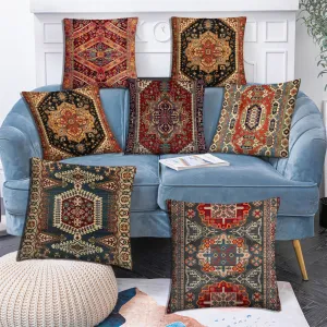 Short Plush Cushion Cover for Home Decor
