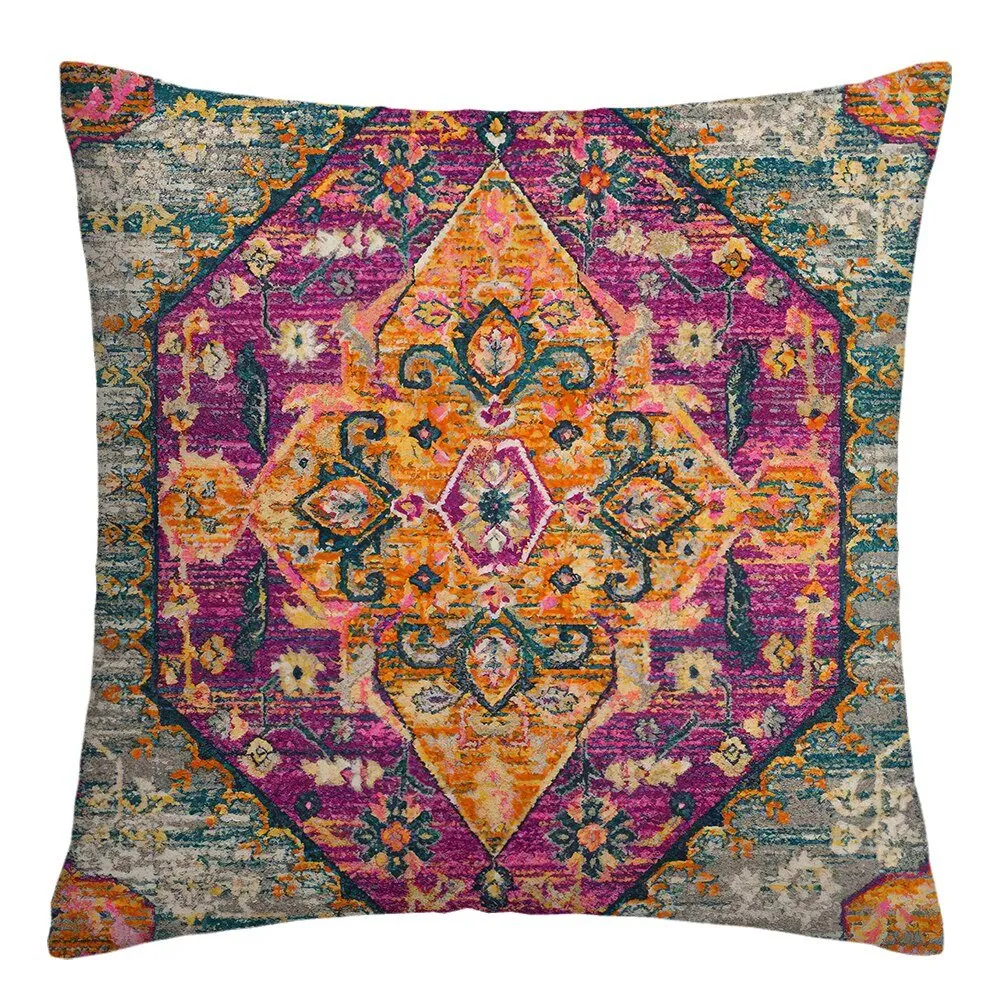 Short Plush Cushion Cover for Home Decor