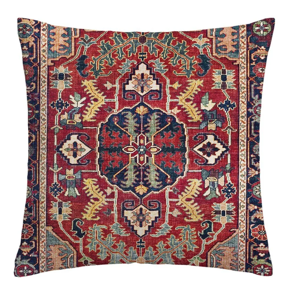 Short Plush Cushion Cover for Home Decor