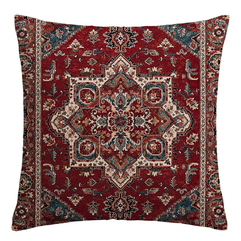 Short Plush Cushion Cover for Home Decor