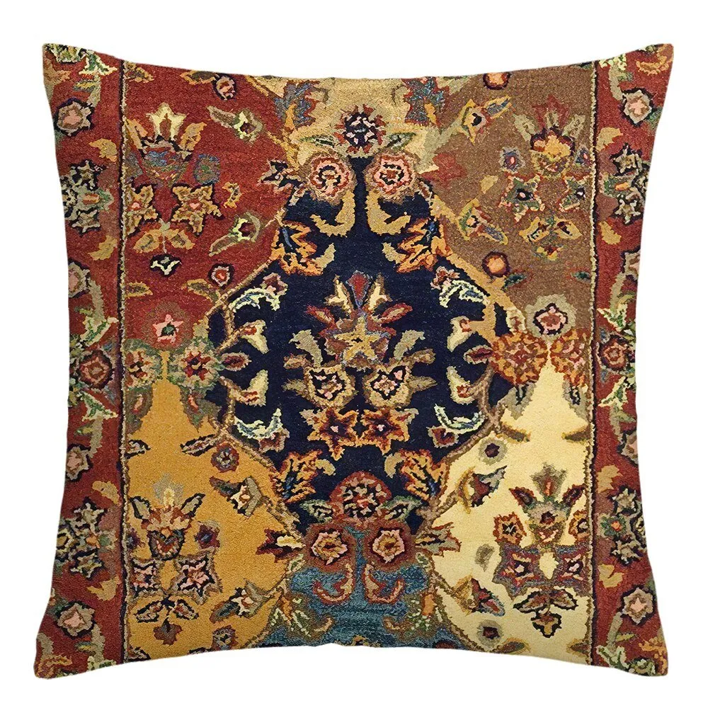 Short Plush Cushion Cover for Home Decor