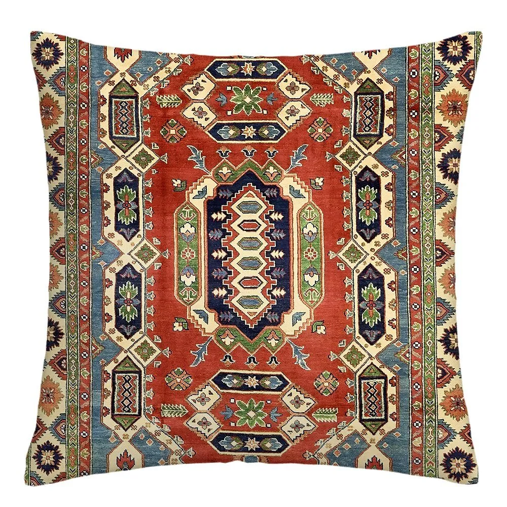 Short Plush Cushion Cover for Home Decor