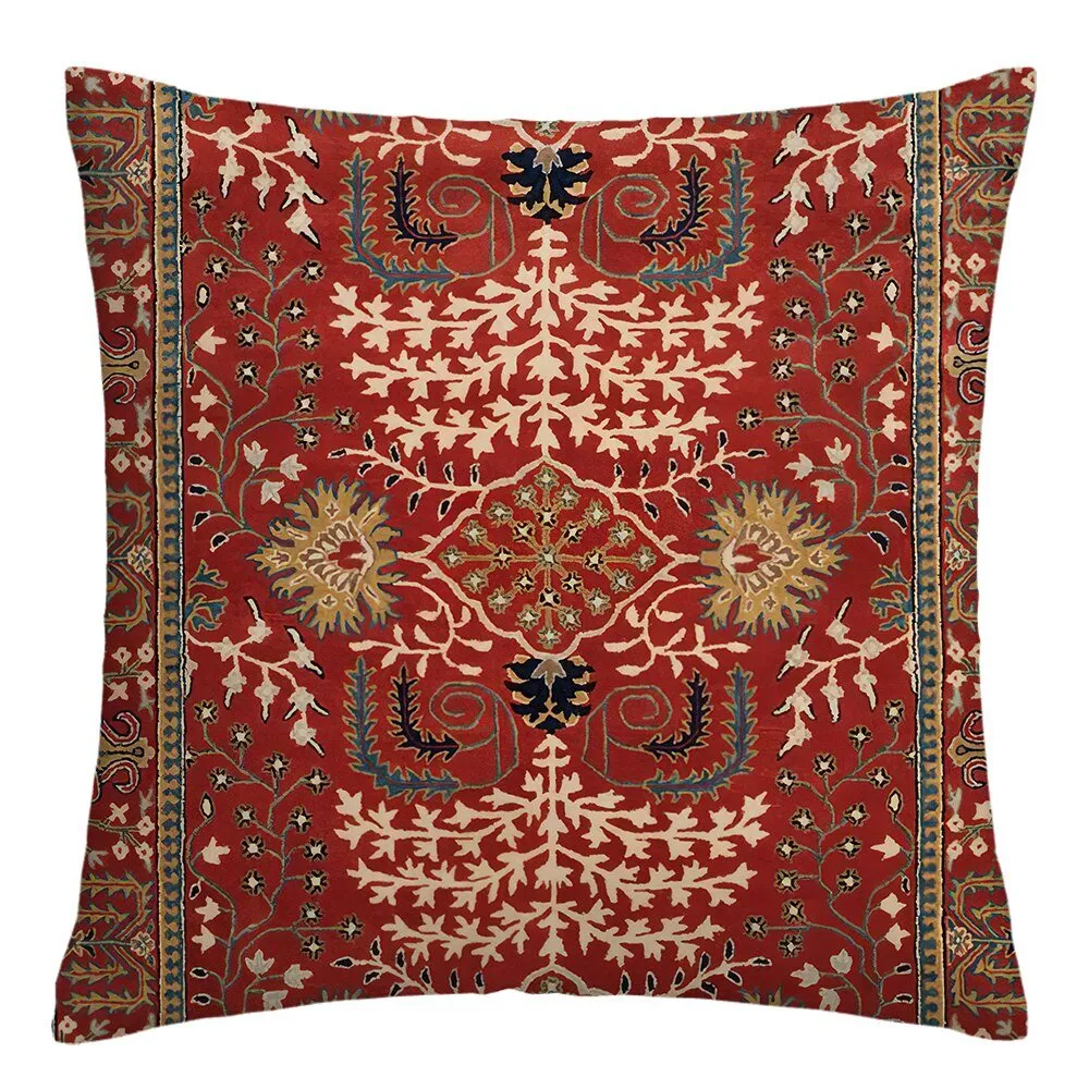 Short Plush Cushion Cover for Home Decor