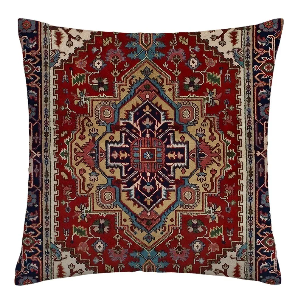 Short Plush Cushion Cover for Home Decor