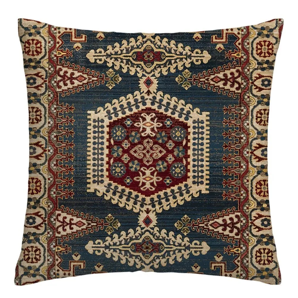 Short Plush Cushion Cover for Home Decor