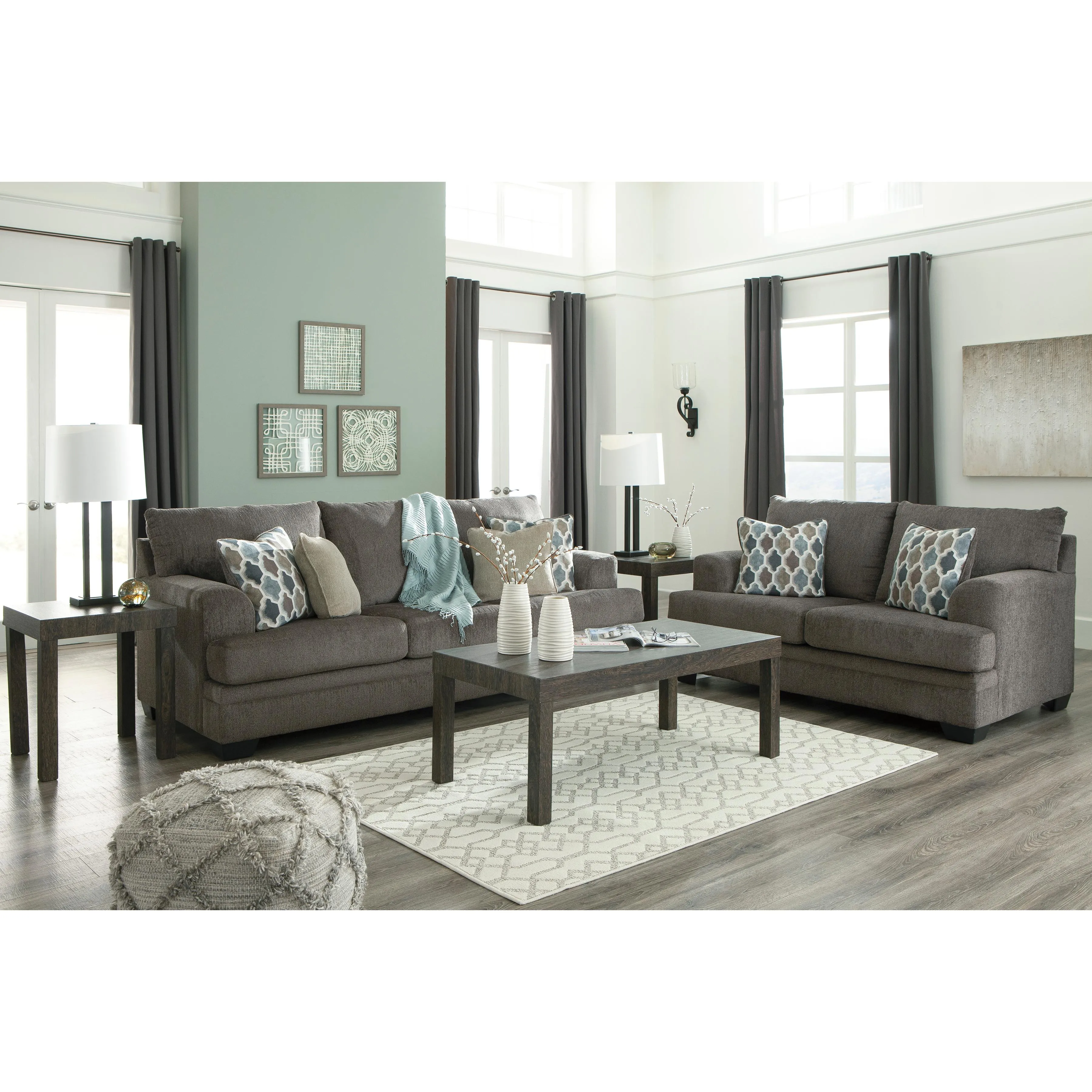 Signature Design by Ashley Dorsten Stationary Fabric Loveseat 7720435