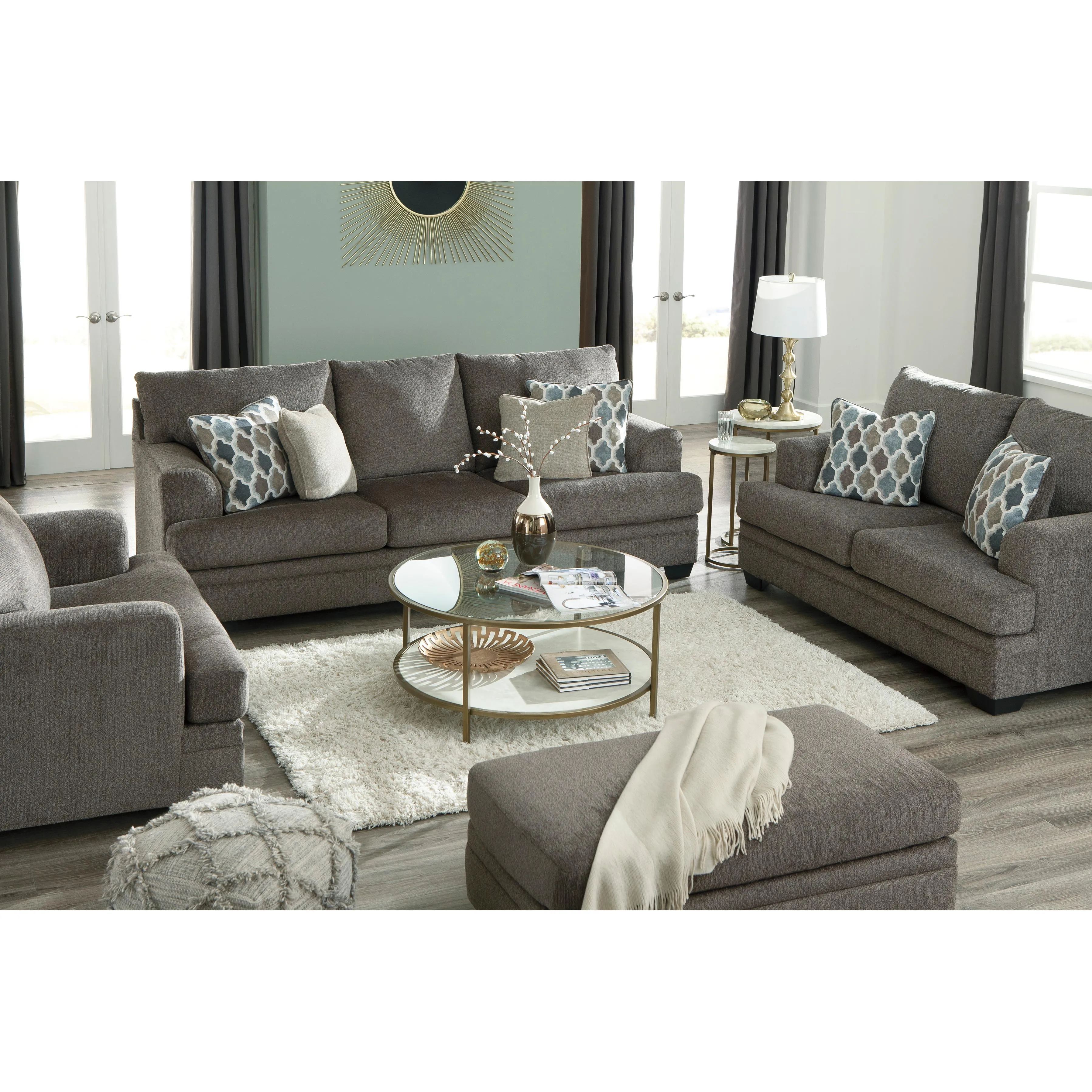 Signature Design by Ashley Dorsten Stationary Fabric Loveseat 7720435