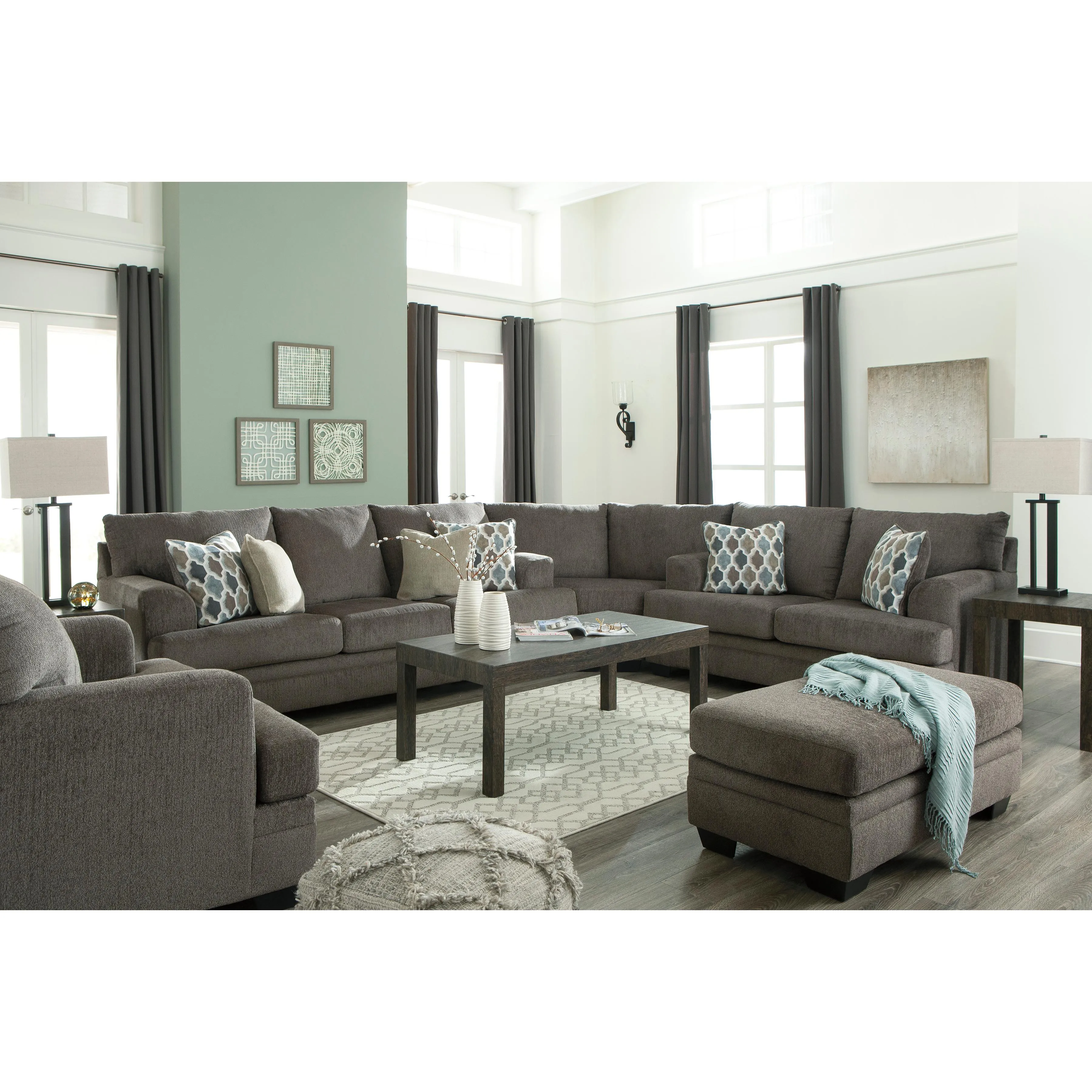 Signature Design by Ashley Dorsten Stationary Fabric Loveseat 7720435