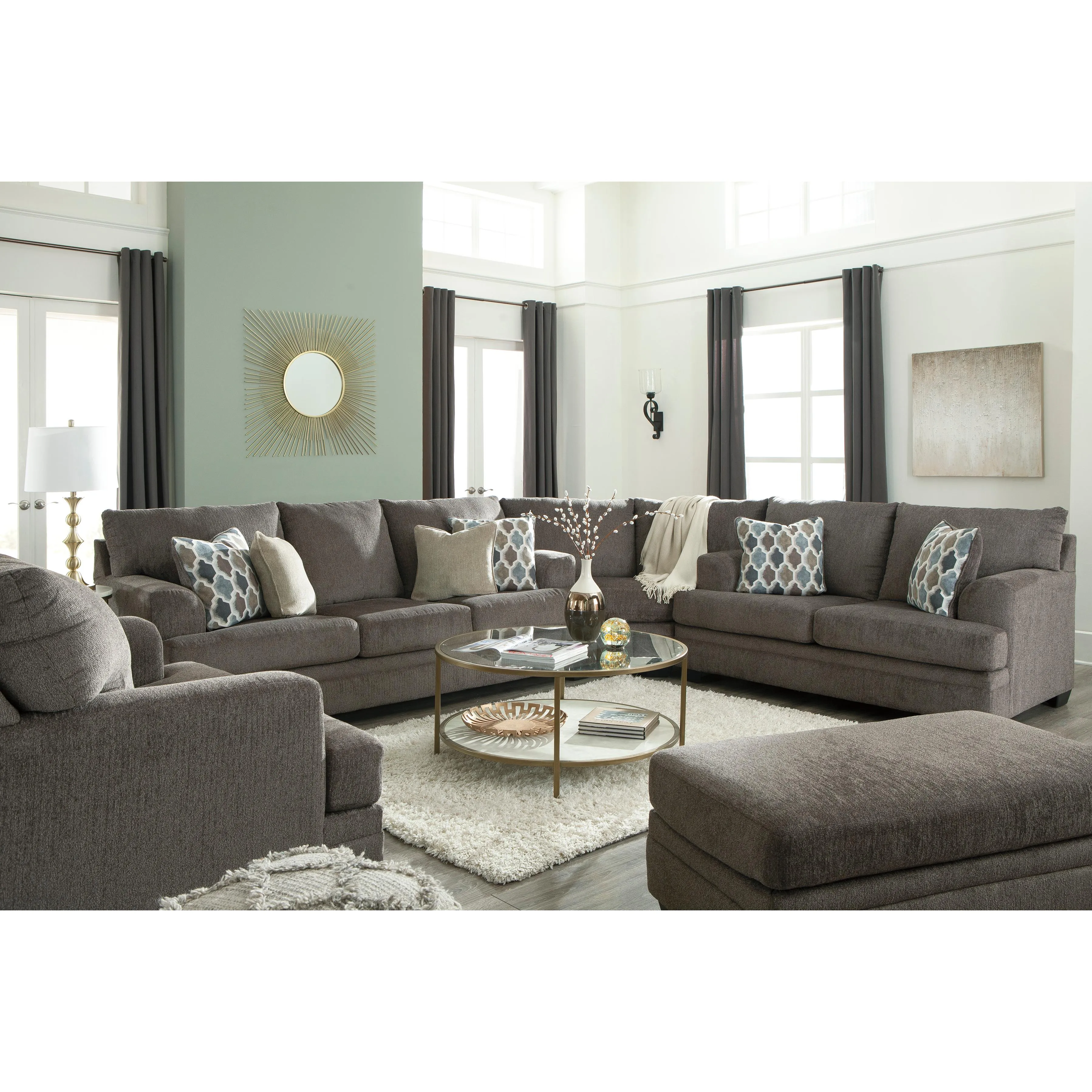 Signature Design by Ashley Dorsten Stationary Fabric Loveseat 7720435
