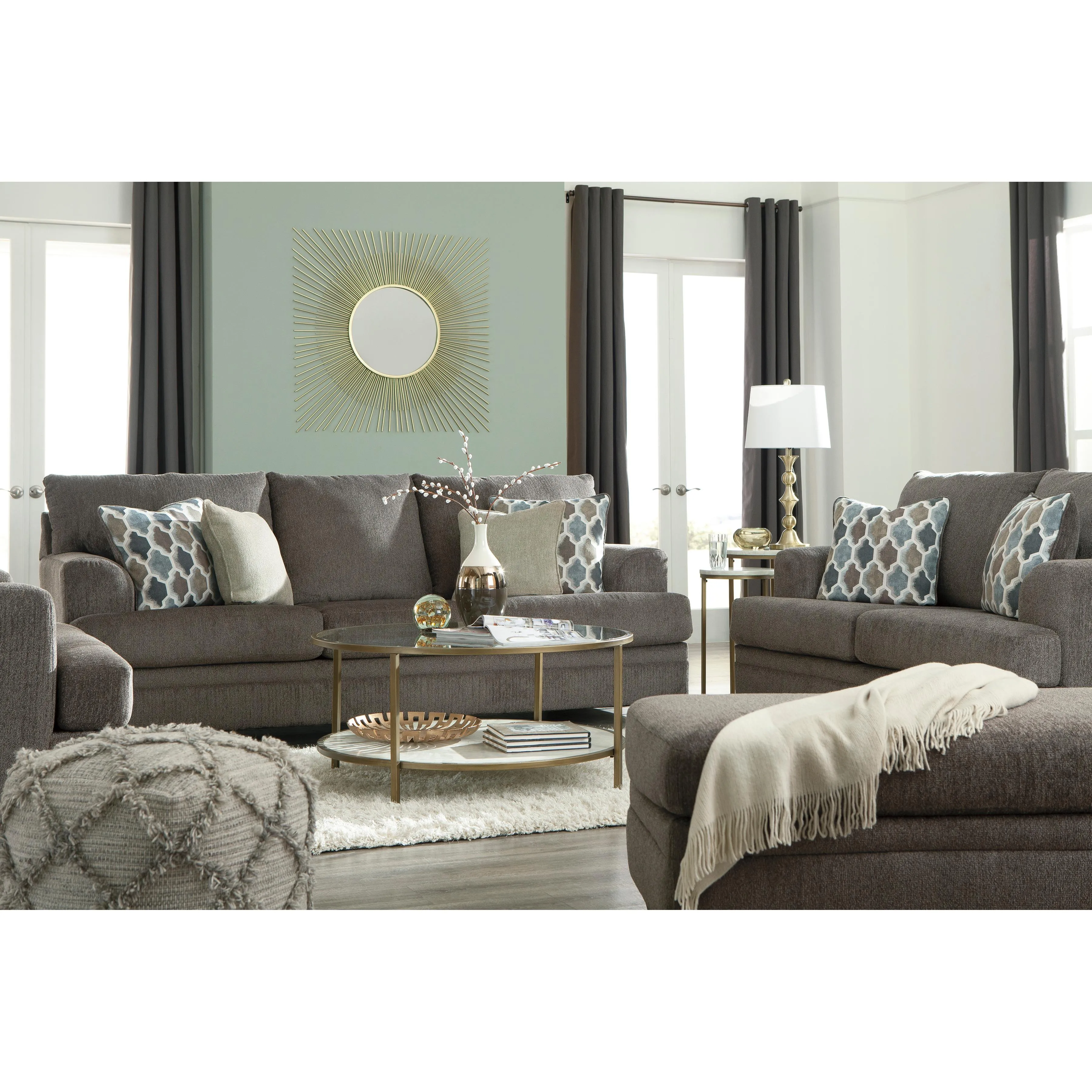 Signature Design by Ashley Dorsten Stationary Fabric Loveseat 7720435