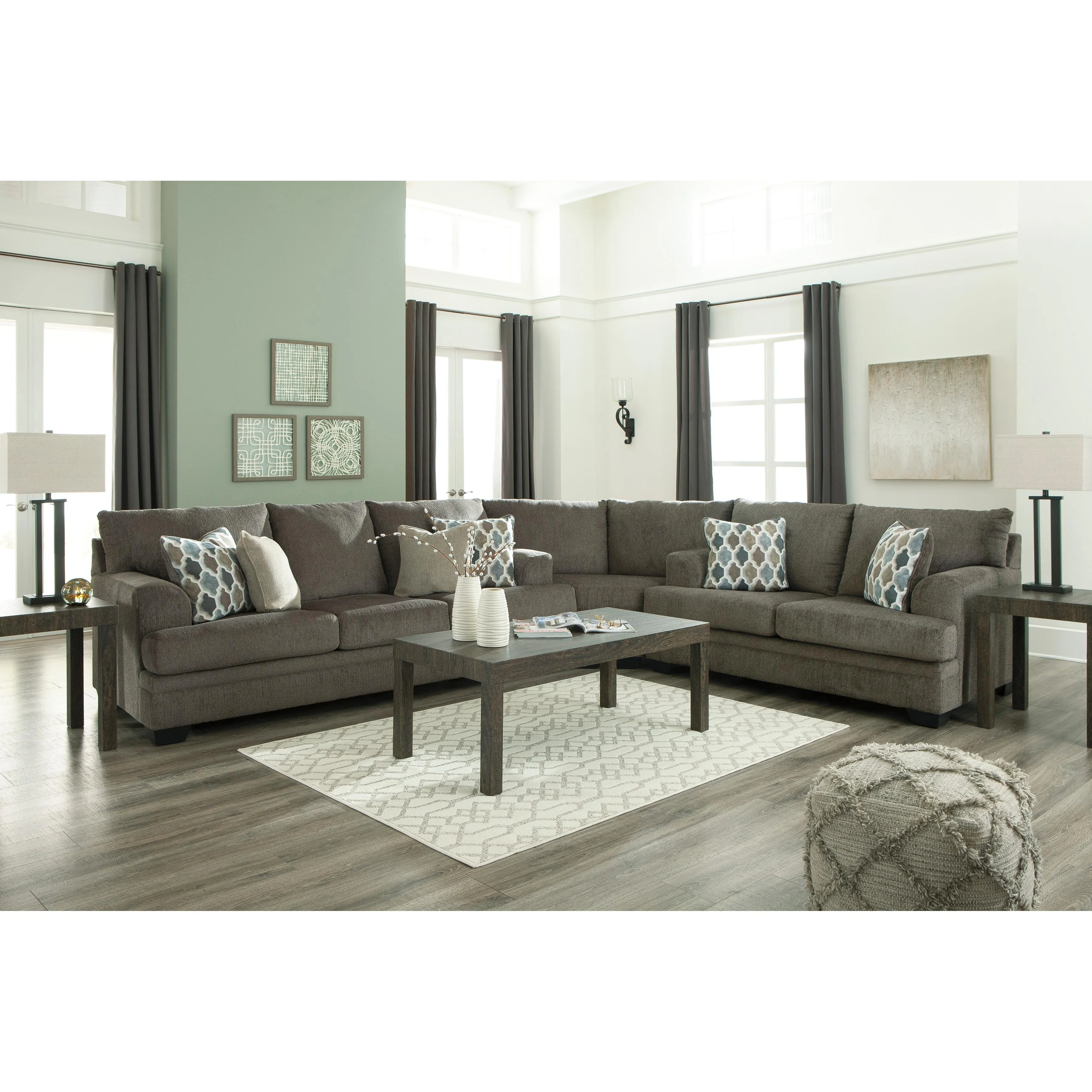 Signature Design by Ashley Dorsten Stationary Fabric Loveseat 7720435