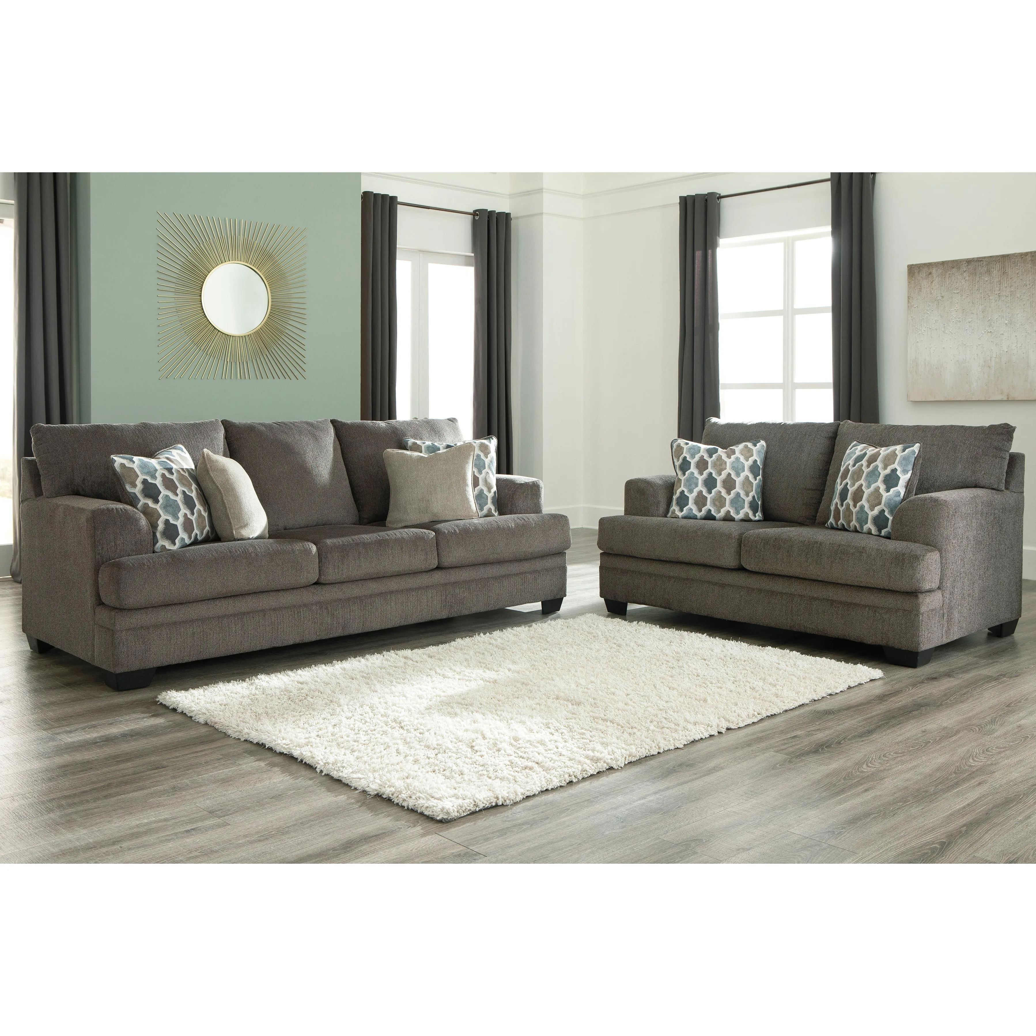 Signature Design by Ashley Dorsten Stationary Fabric Loveseat 7720435