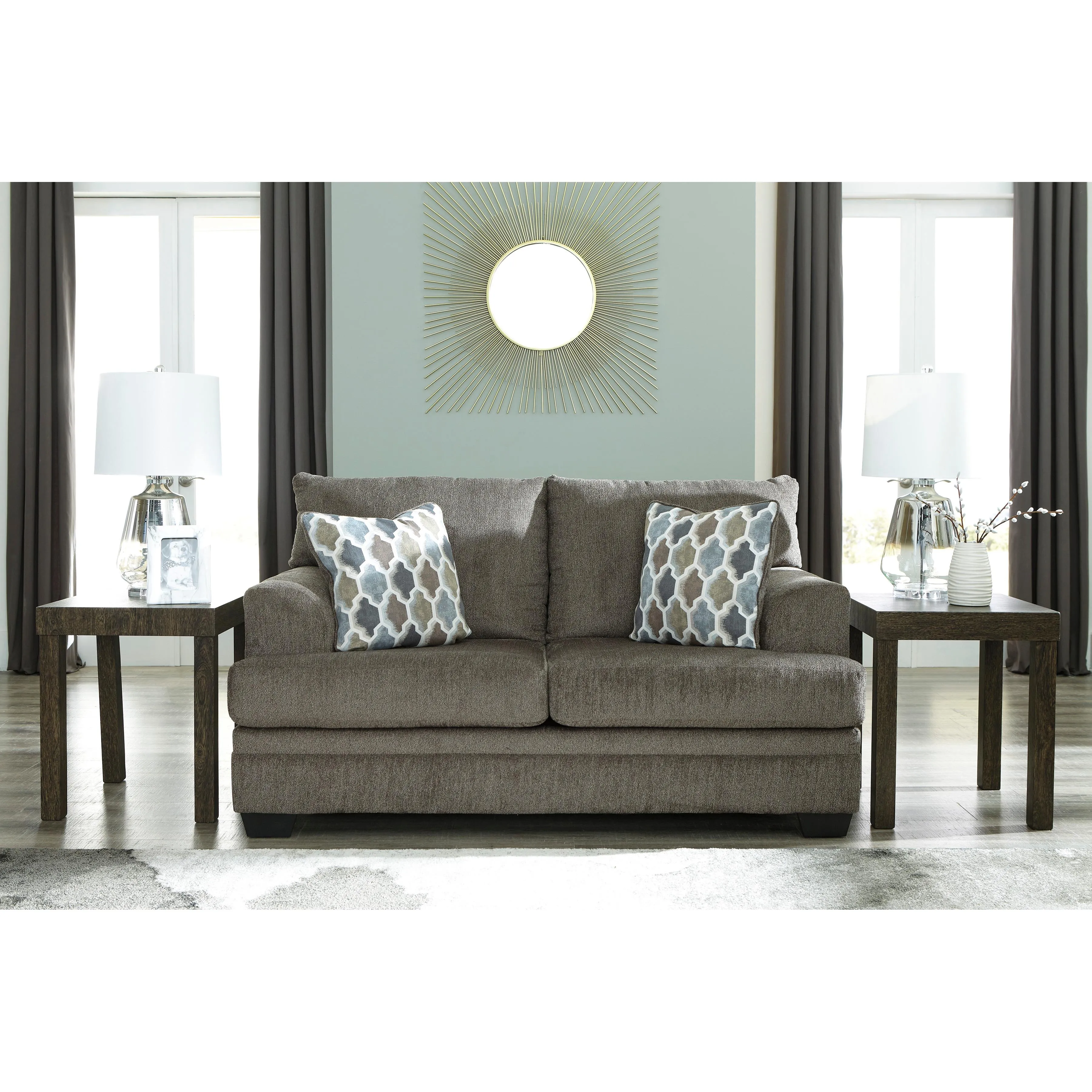 Signature Design by Ashley Dorsten Stationary Fabric Loveseat 7720435