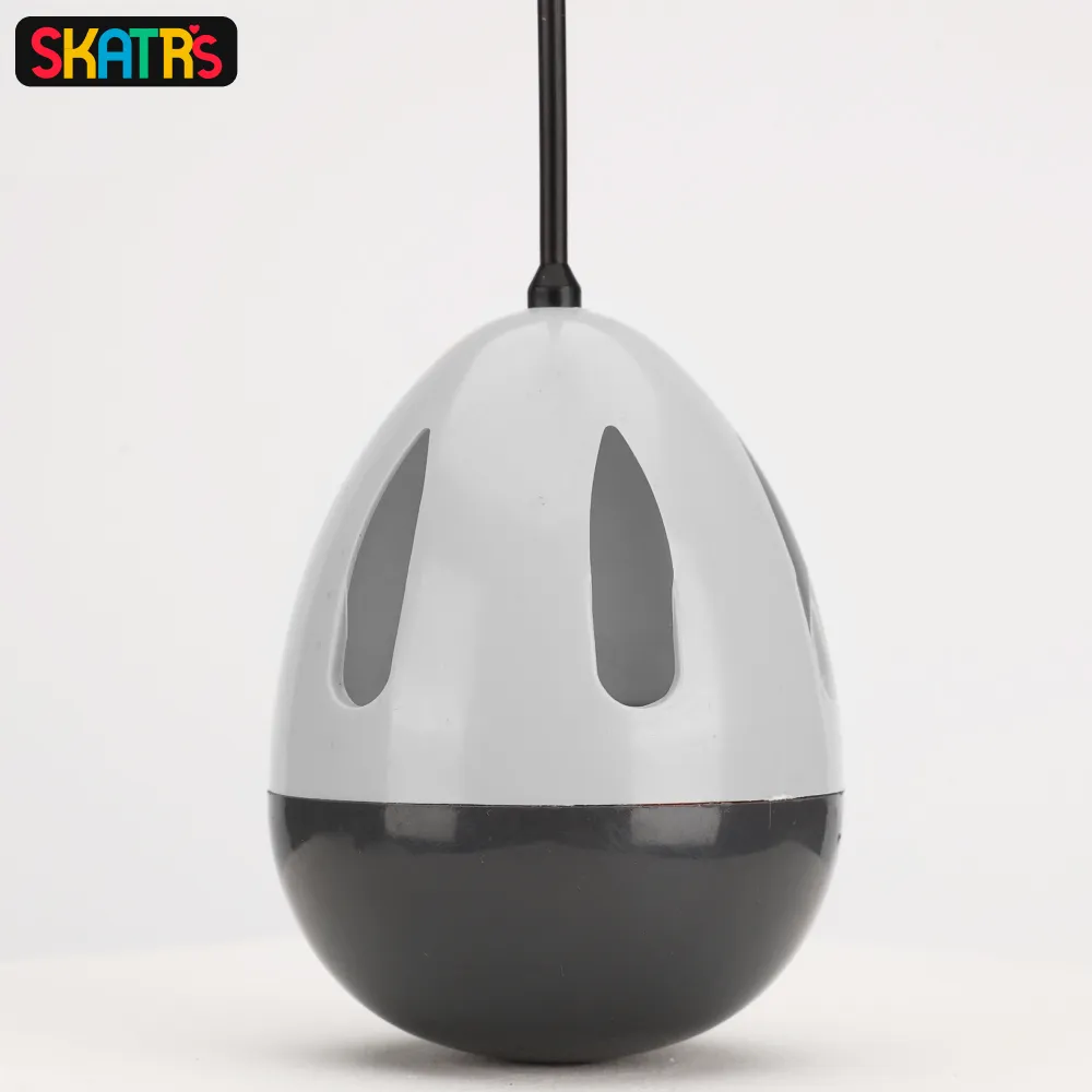 Skatrs Feather Interactive Tumbler Toy for Cats (Grey)
