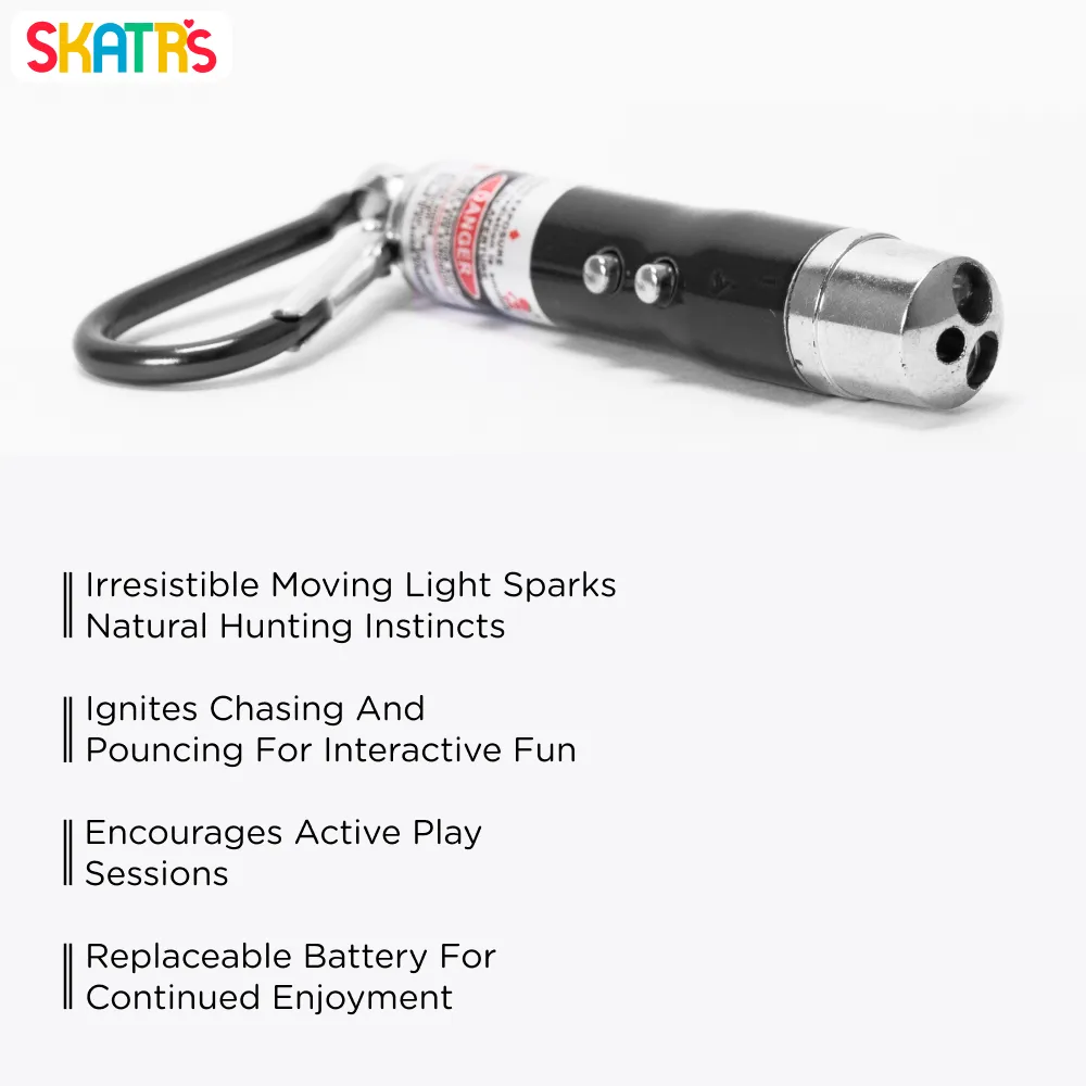 Skatrs Laser Light Toy for Cat (Black)