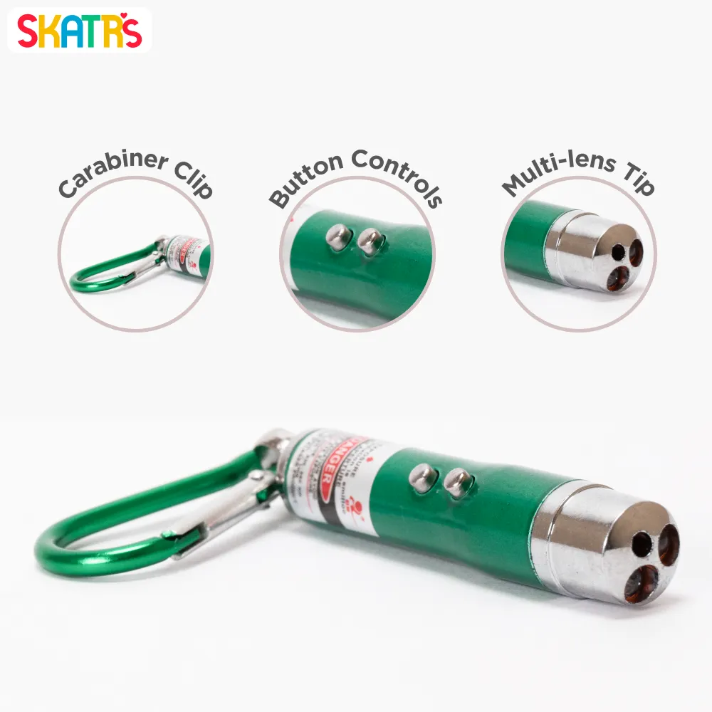 Skatrs Laser Light Toy for Cat (Green)