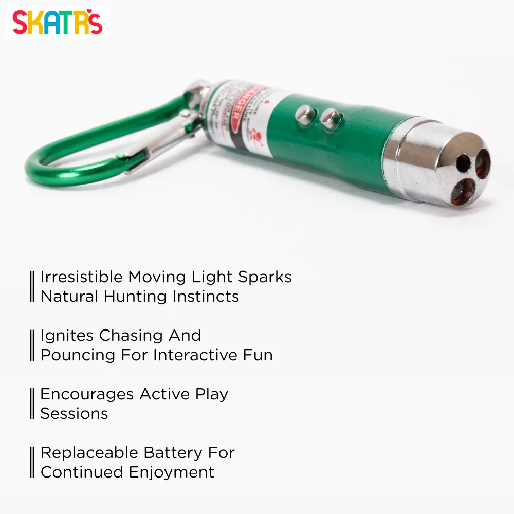 Skatrs Laser Light Toy for Cat (Green)