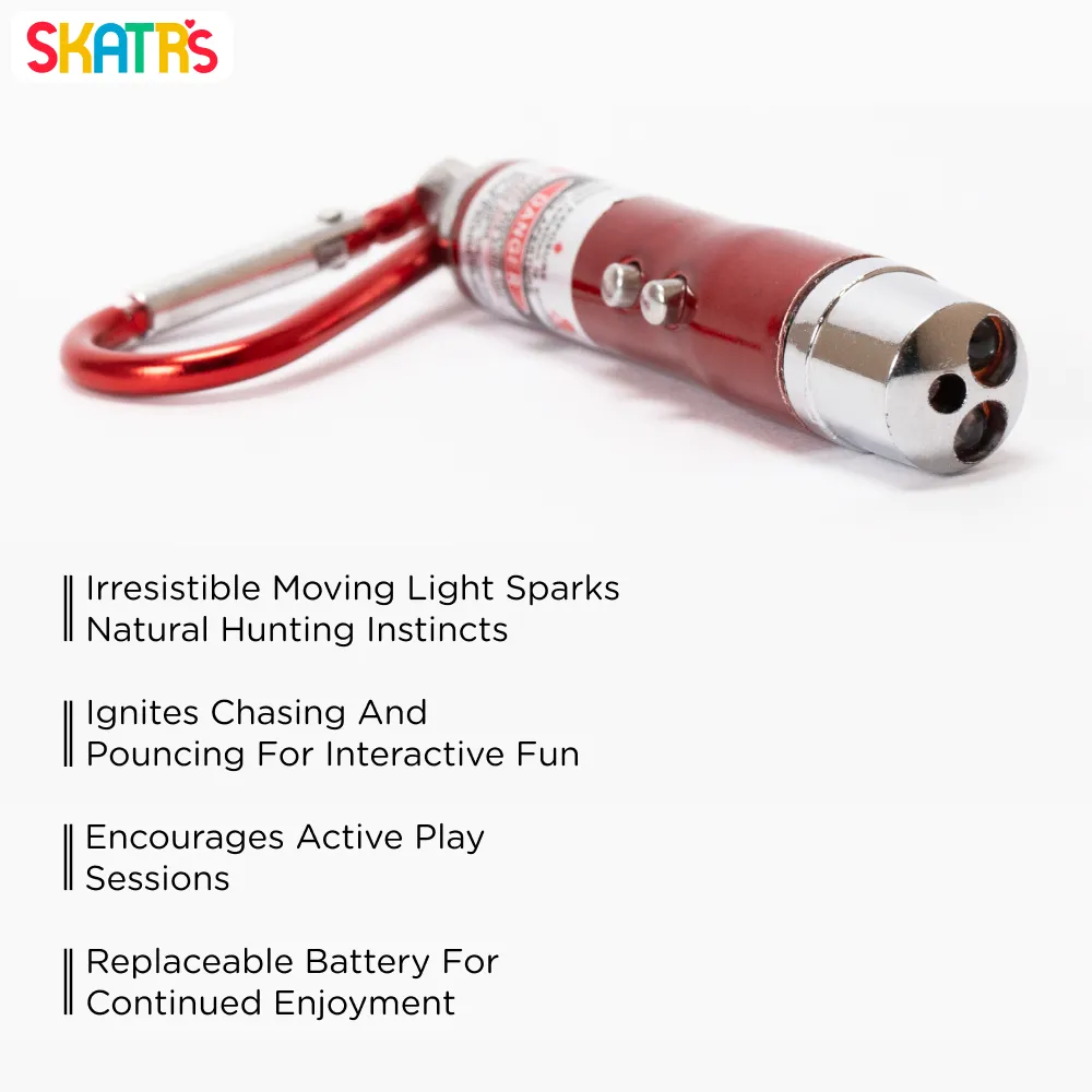 Skatrs Laser Light Toy for Cat (Red)