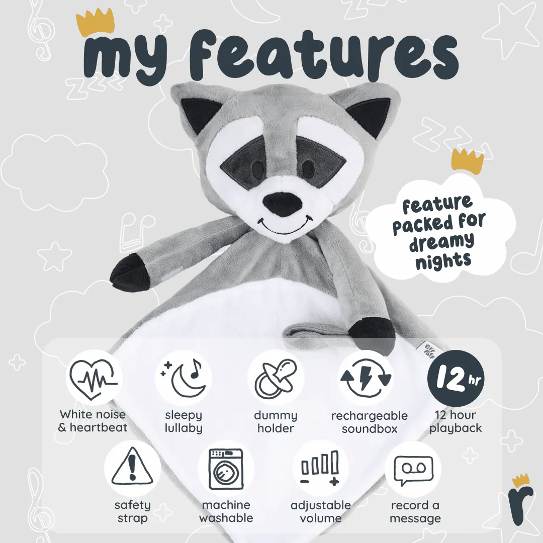 Sleep Toy - Bandit The Raccoon